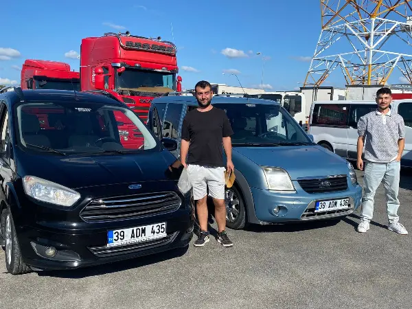 2 adet Ford Minivan Aracımız Kırklareli'ne Hayırlı Olsun.